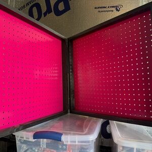 Pink Pegboard Panels sizes 24x22 and 
22x22